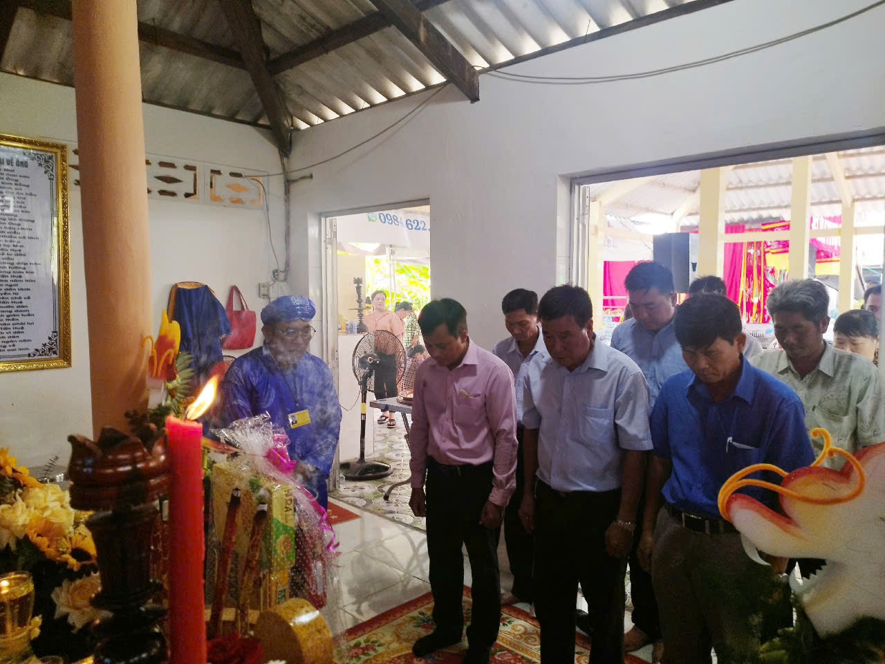 Xã Bình Tân: Đảng ủy – HĐND – UBND – UB. MTTQ xã Bình Tân tham dự lễ cúng Thần Mai Tấn Huệ lần thứ 182.